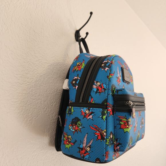 Loungefly Exclusive Women of Marvel Mini Backpack Shoulder Bag Hardtag NWT - Picture 6 of 7